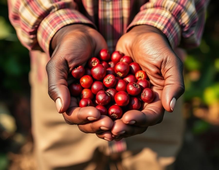 Récolte du café Kawa Togo